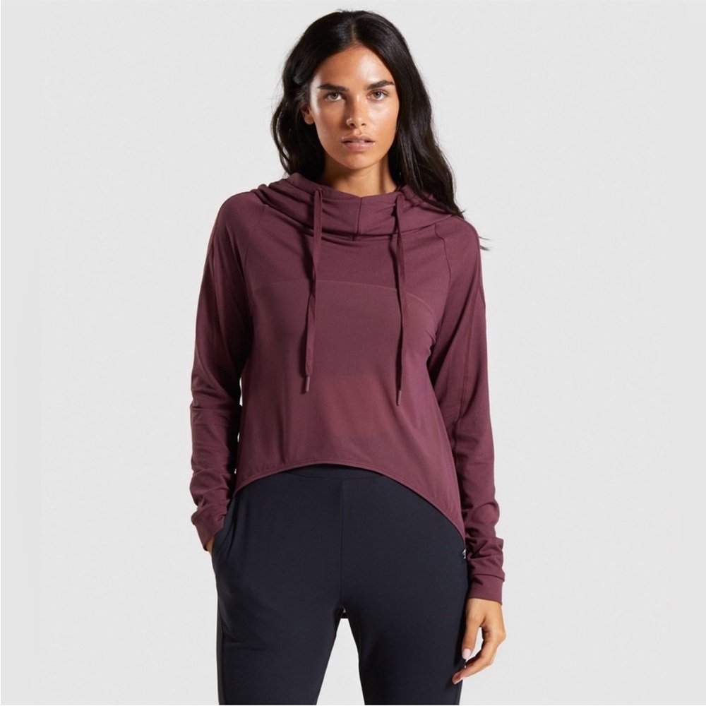 Gym Shark Mesh Hooded Pullover - Small